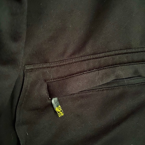 Split Black Hoodie size medium Snowboarding Student Sweatshirt Like New - Picture 4 of 12